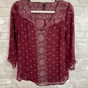 Maurices Popover Vneck Blouse